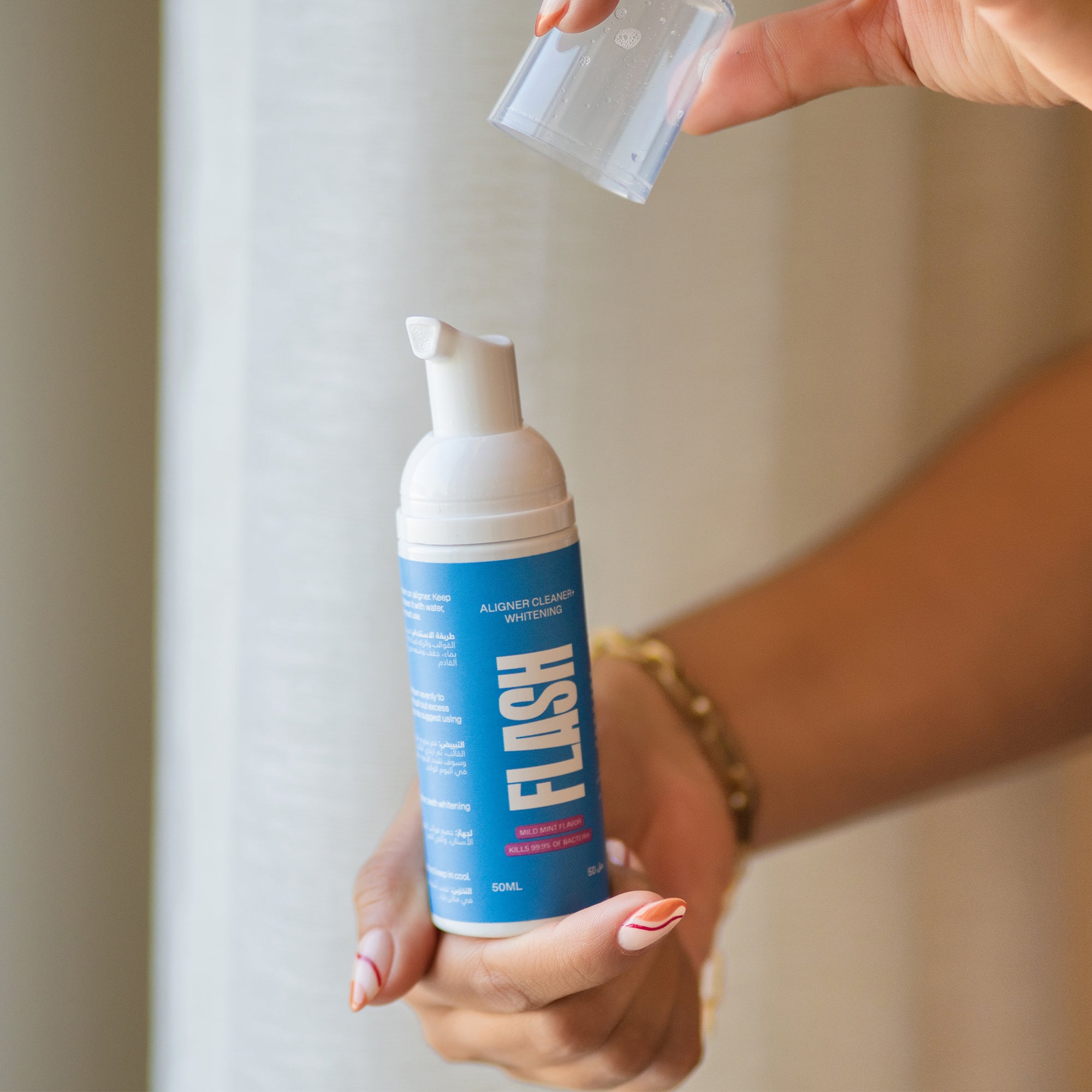 Aligner Cleaner + Whitening Foam