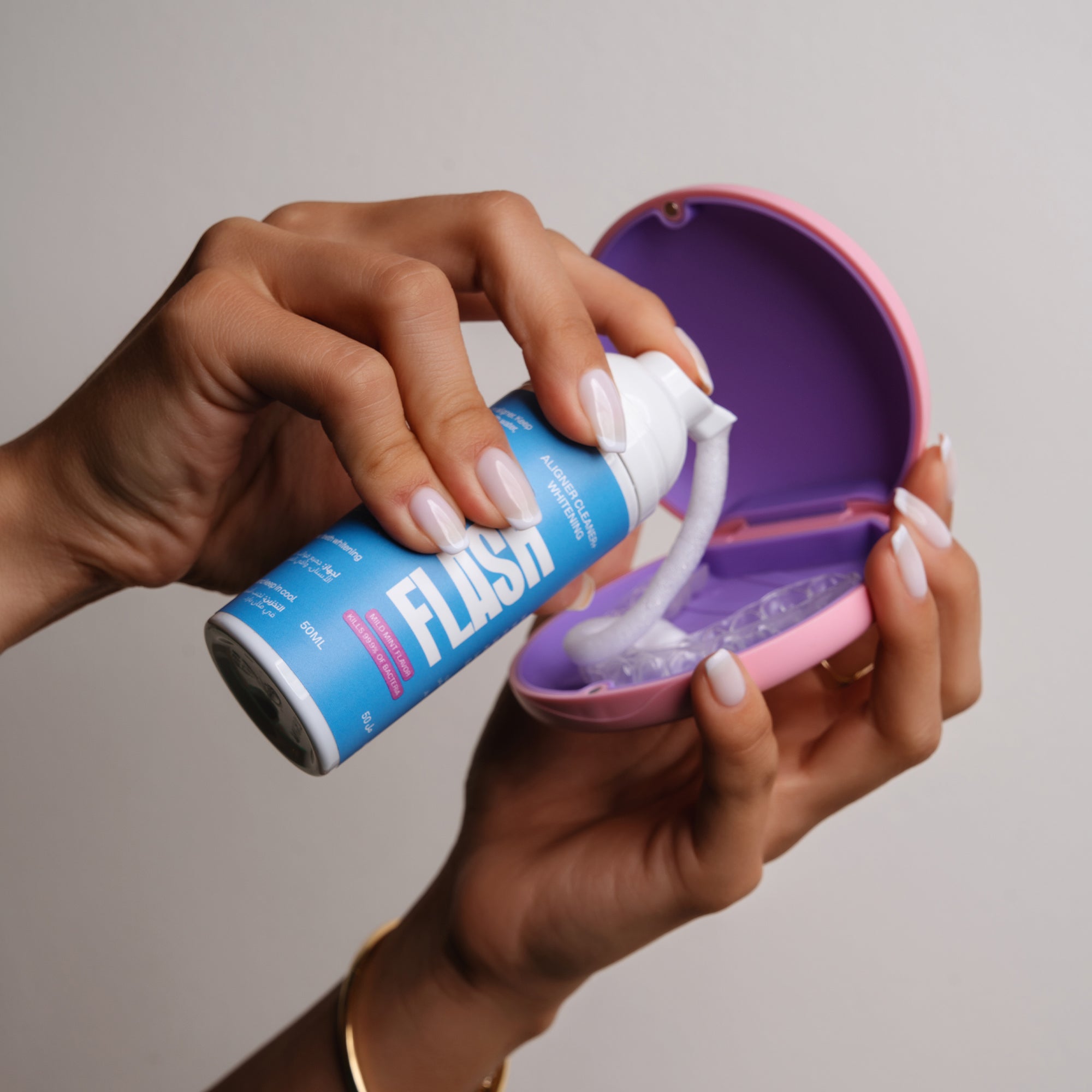 Aligner Cleaner + Whitening Foam
