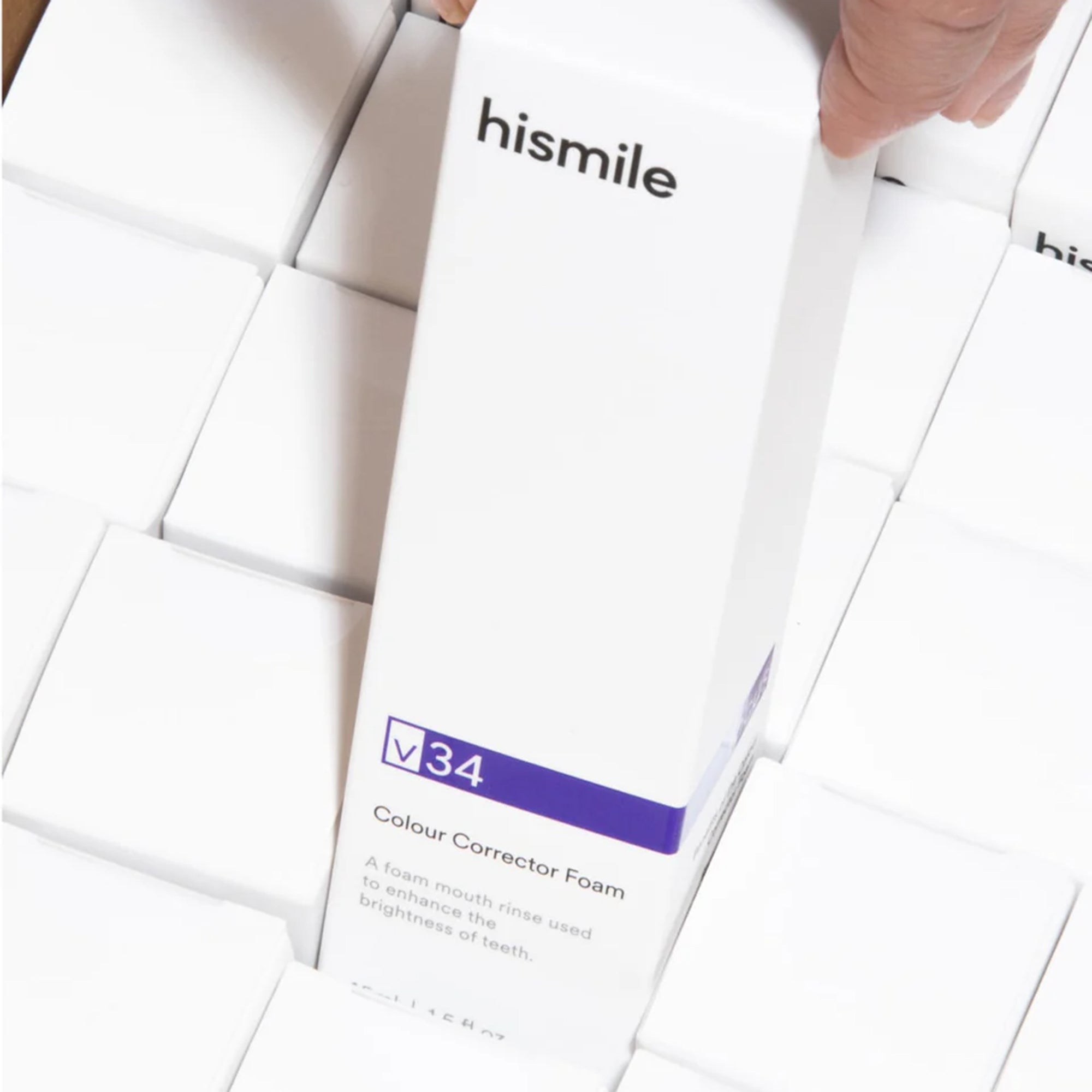 رغوة مصححة للون الأسنان V34