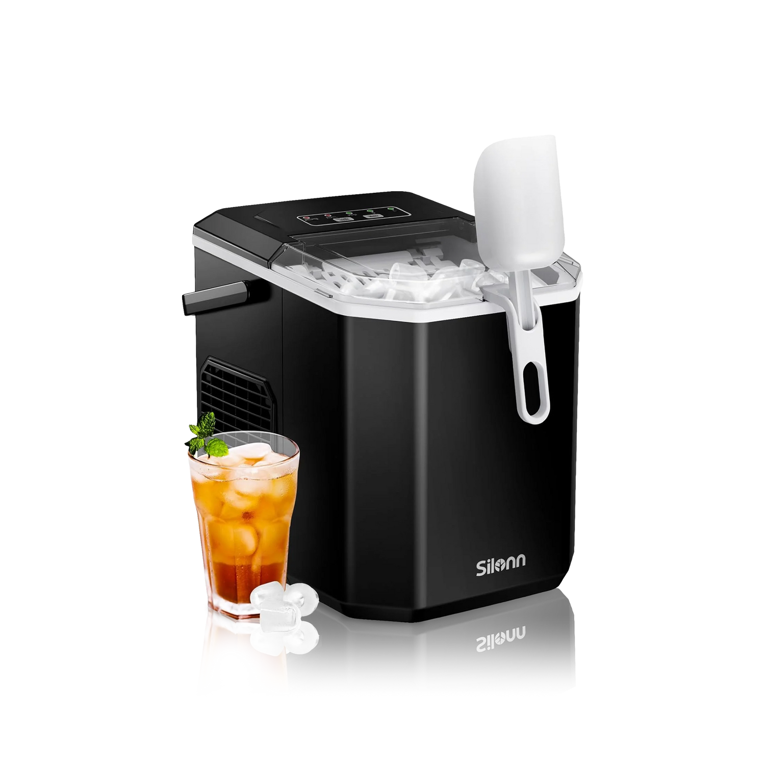 Countertop Bullet Ice Maker with Handle