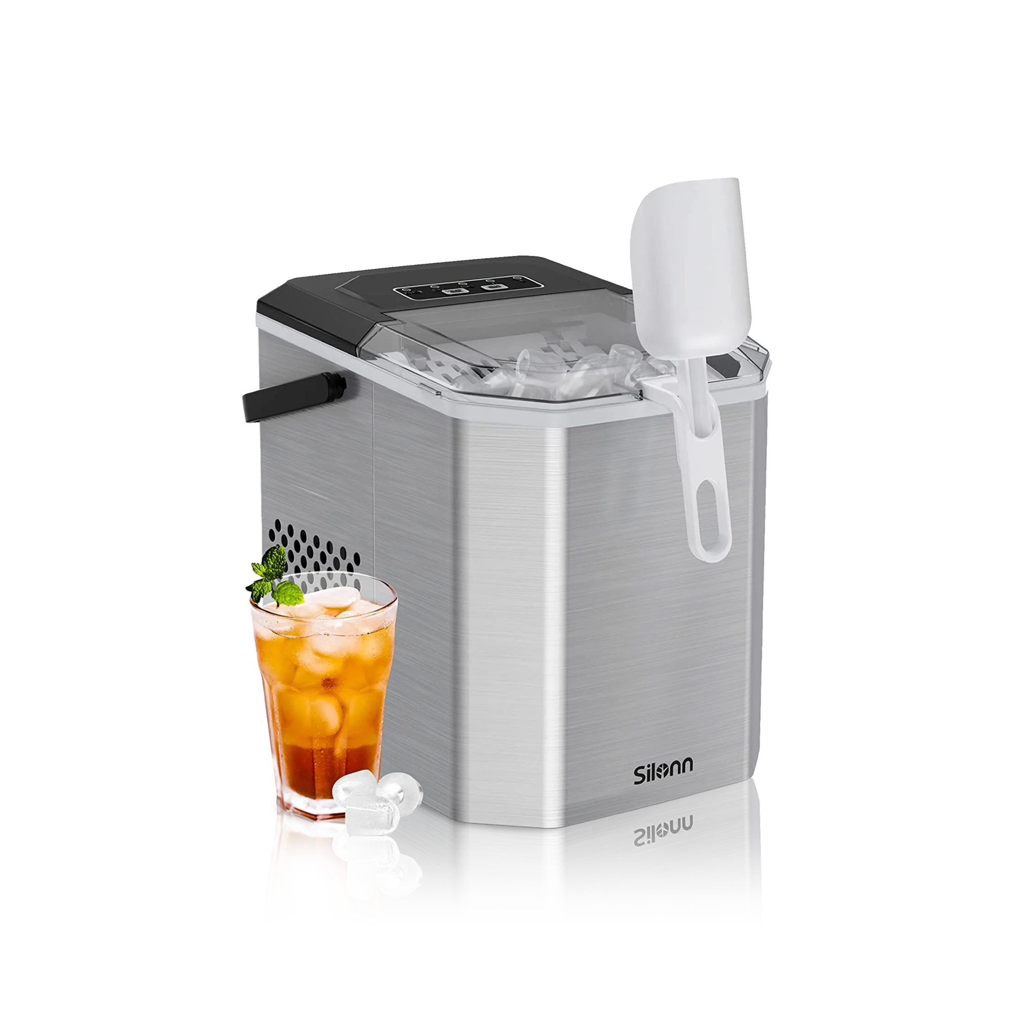 Countertop Bullet Ice Maker with Handle