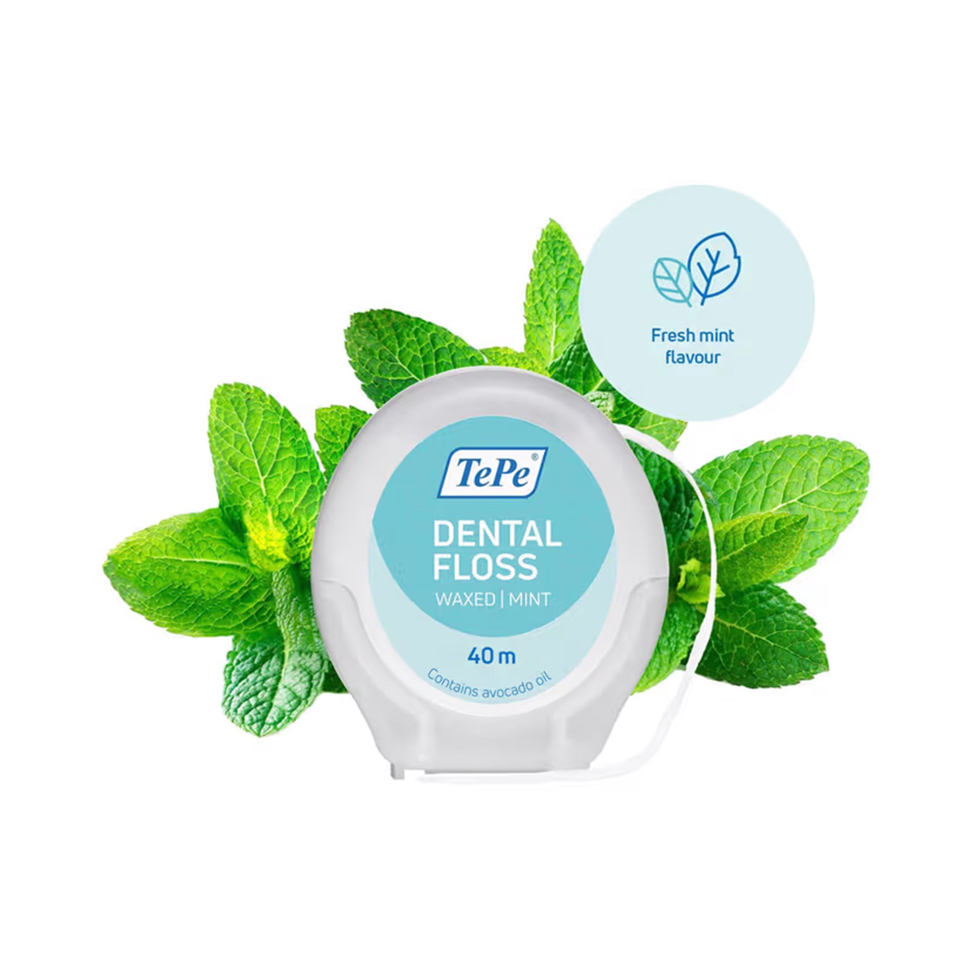Tepe Dental Floss Waxed Mint