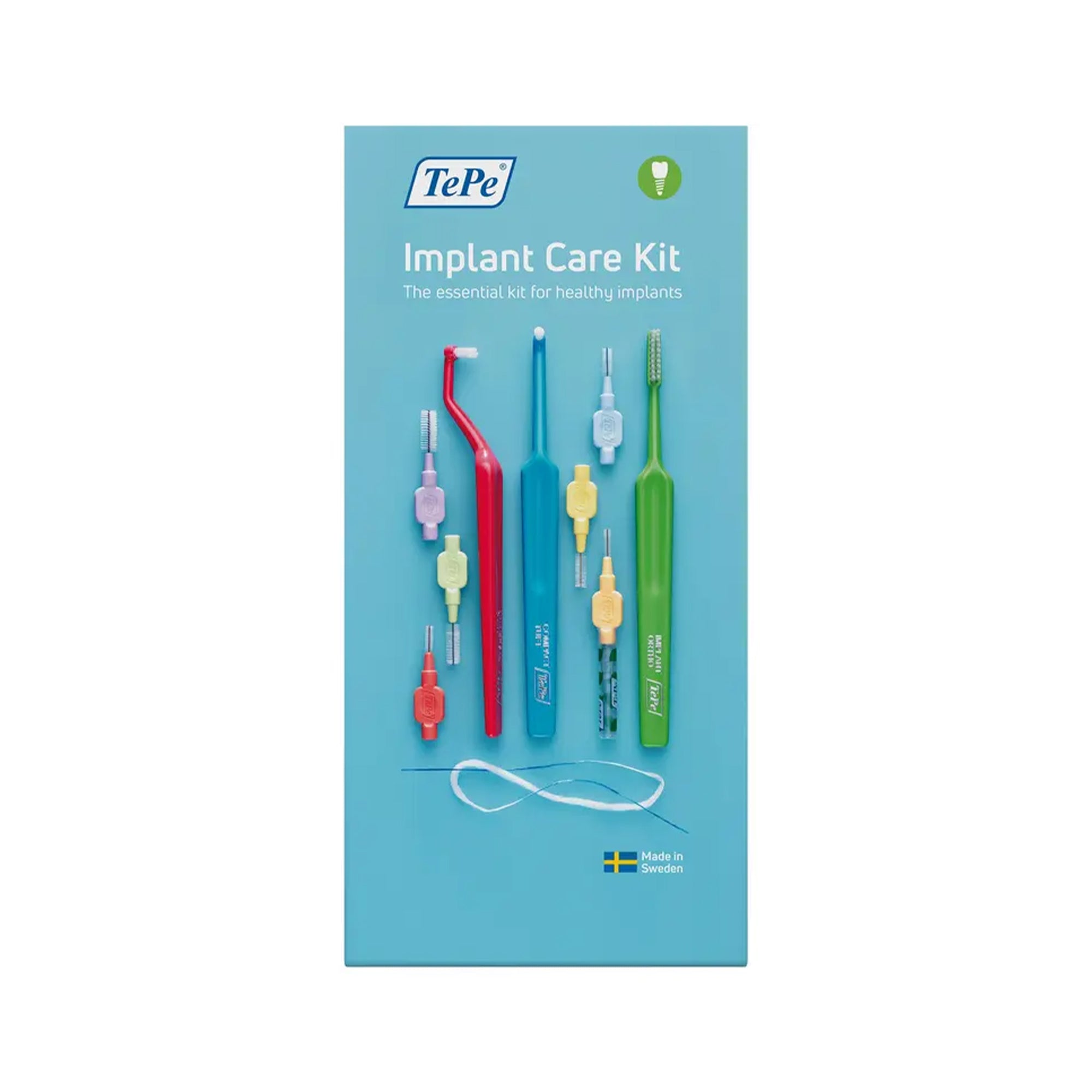 مجموعة العناية بالأسنان المزروعة