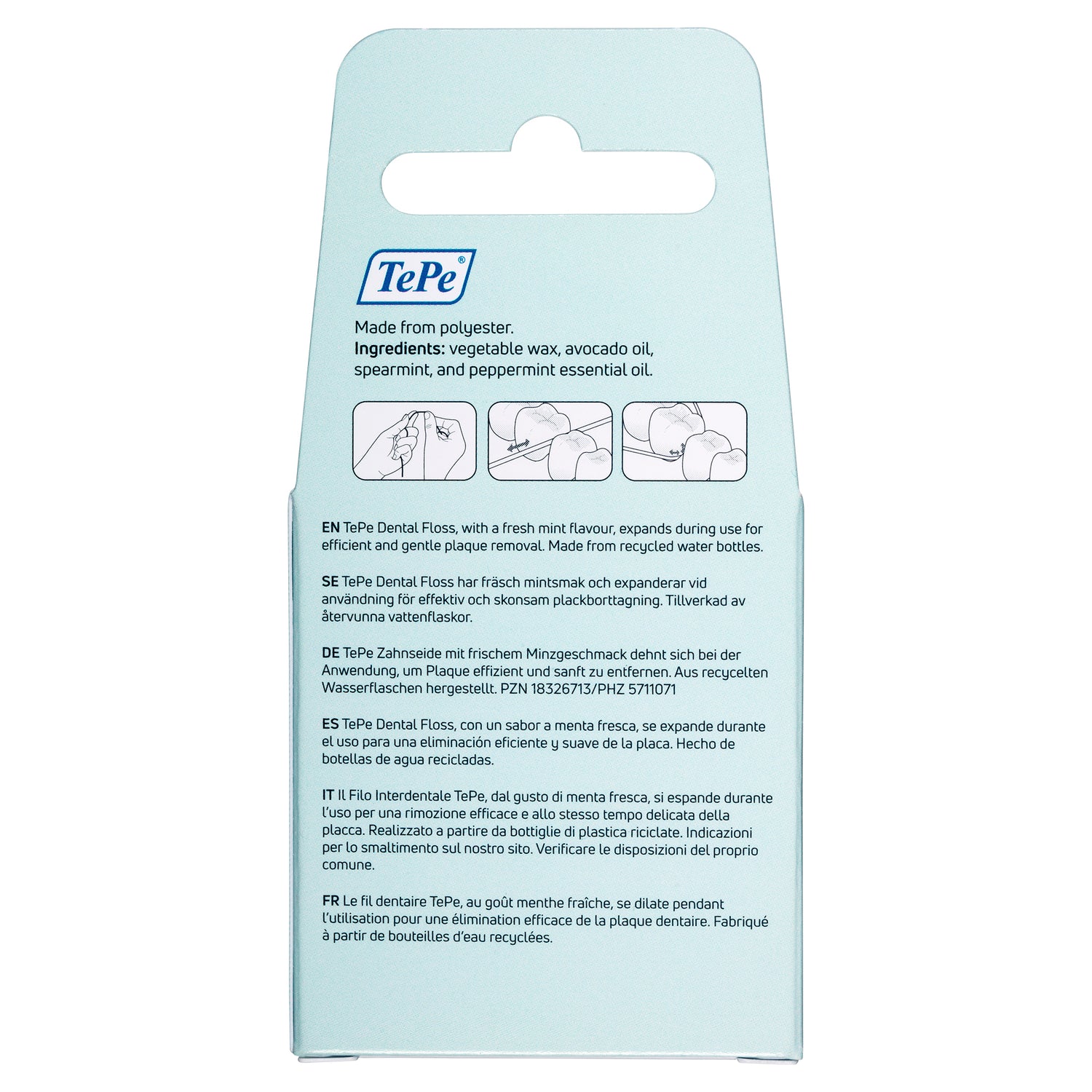 Tepe Dental Floss Waxed Mint