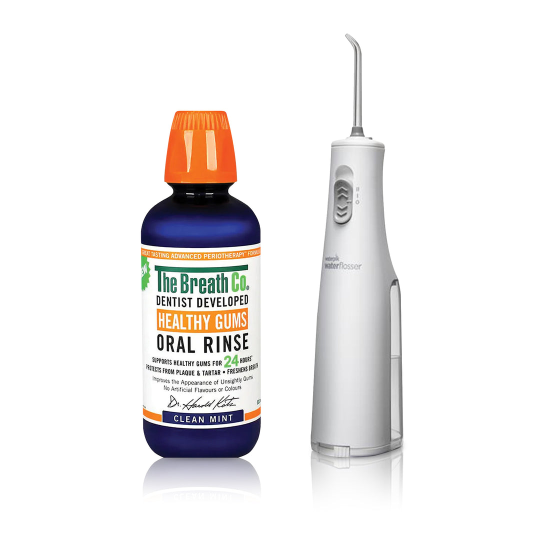 Waterpik Cordless Express + The Breath Co Clean Mint