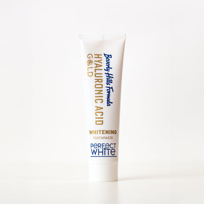 Perfect White Gold with Hyaluronic Acid Teeth Whitening Toothpaste