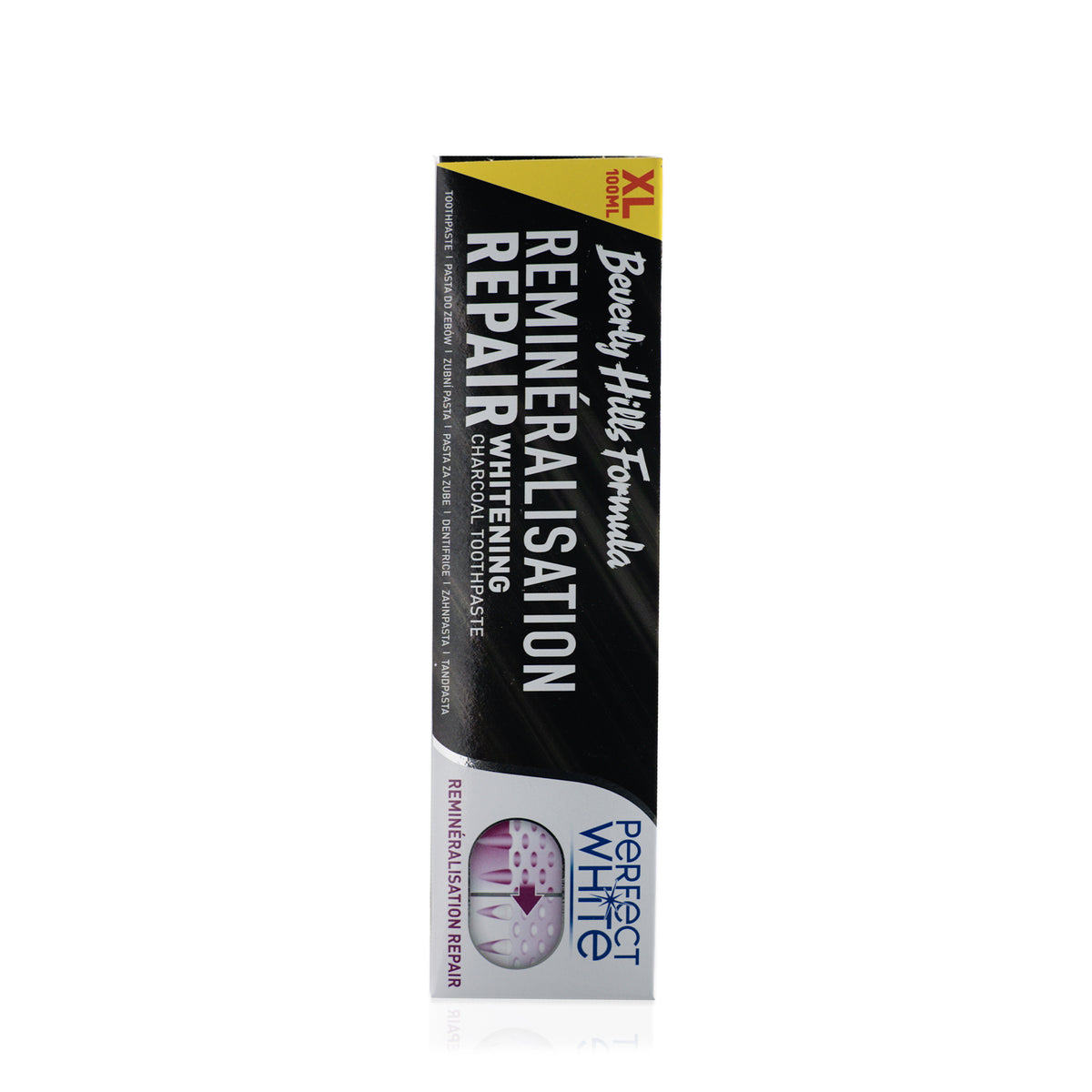 Perfect White Black Remineralisation Repair Whitening Charcoal Toothpaste