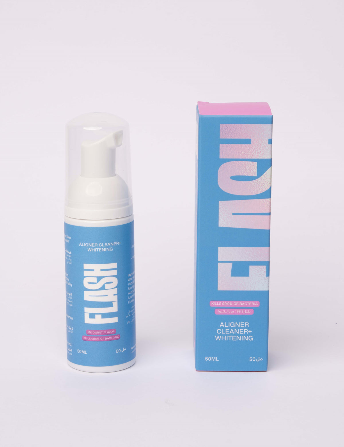 Flash Aligner Cleaner and Whitening Foam