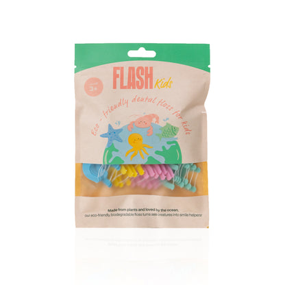 Flash Kids Flosser - Sea Animal Shapes