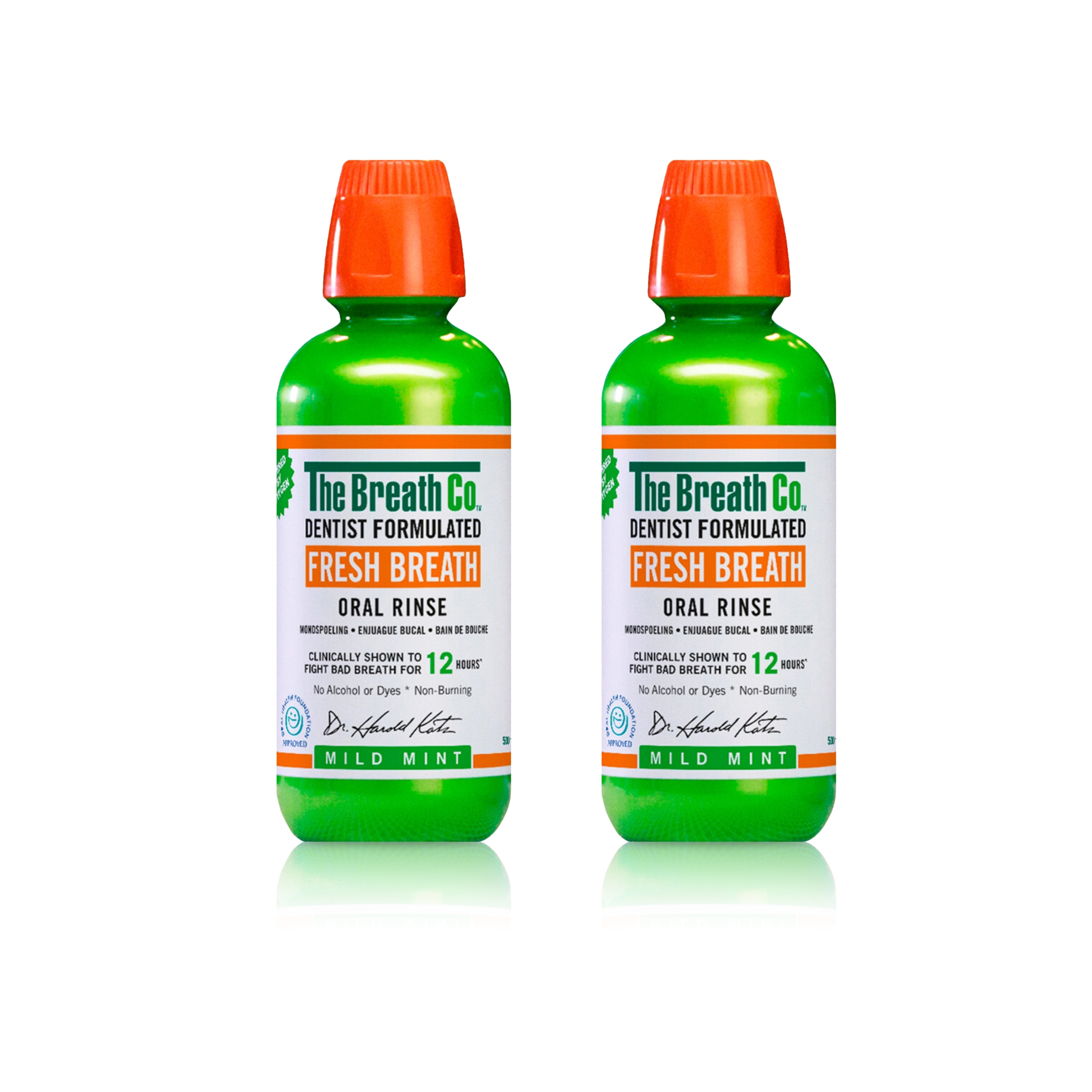 2 The Breath Co Oral Rinse Mild Mint