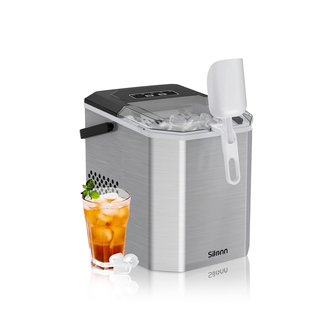 Countertop Bullet Ice Maker with Handle