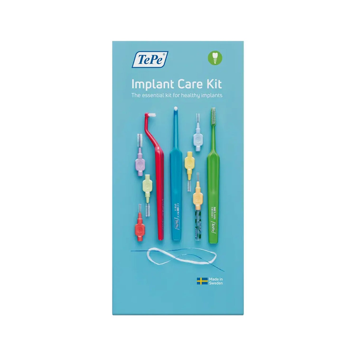 مجموعة العناية بالأسنان المزروعة